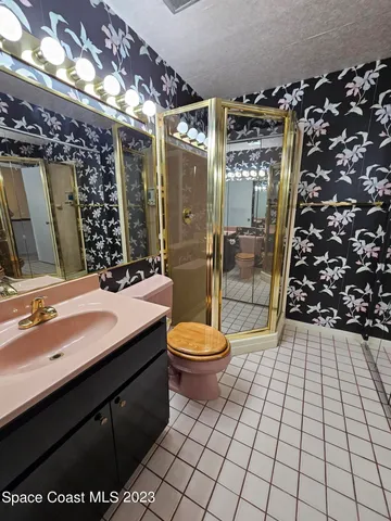 a view of balcony with wooden floor