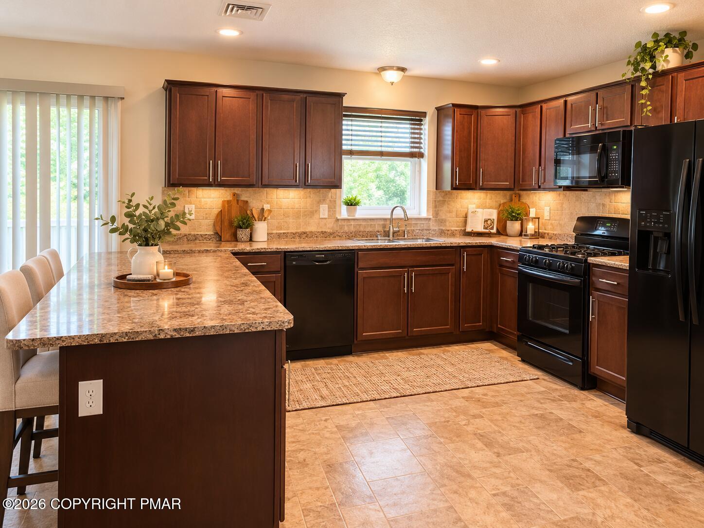 5012 Pine Ridge Road, Unit 14 East Stroudsburg, PA 18302 - Photo 2 of 12 Virtually staged: Kitchen
