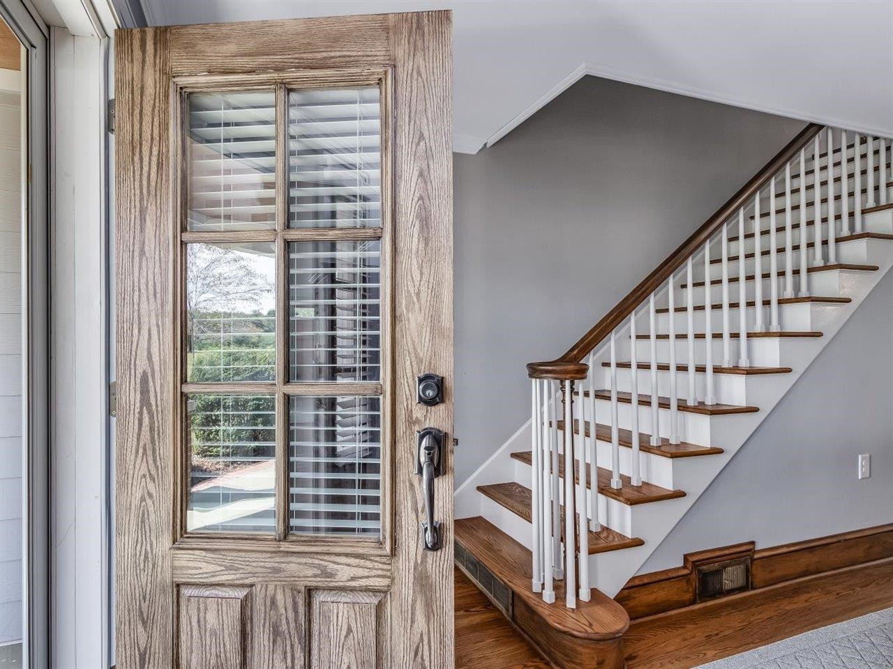 5609 Dona Road Julian, NC 27283 - Photo 11 of 63 a view of entryway with wooden floor