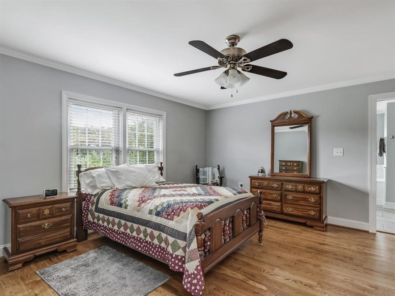 5609 Dona Road Julian, NC 27283 - Photo 33 of 63 a bedroom with a bed and a dresser