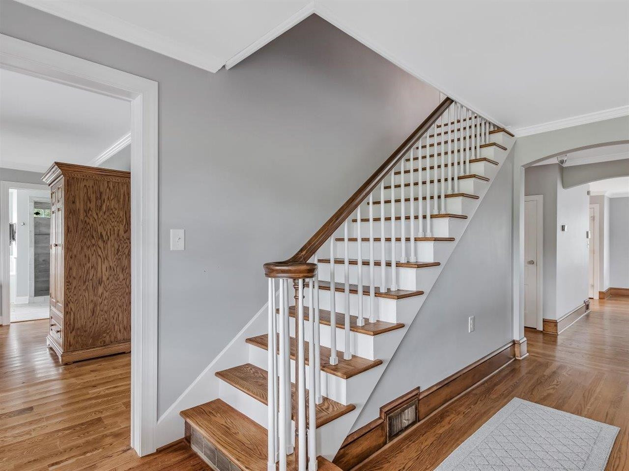 5609 Dona Road Julian, NC 27283 - Photo 38 of 63 a view of entryway with wooden floor