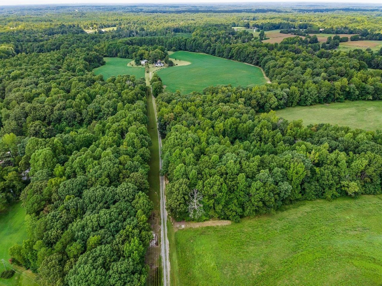 5609 Dona Road Julian, NC 27283 - Photo 62 of 63 an aerial view of residential houses with outdoor space and trees