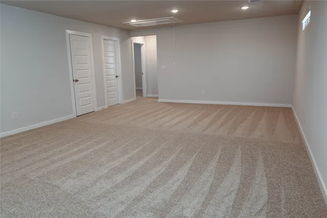 a view of an empty room