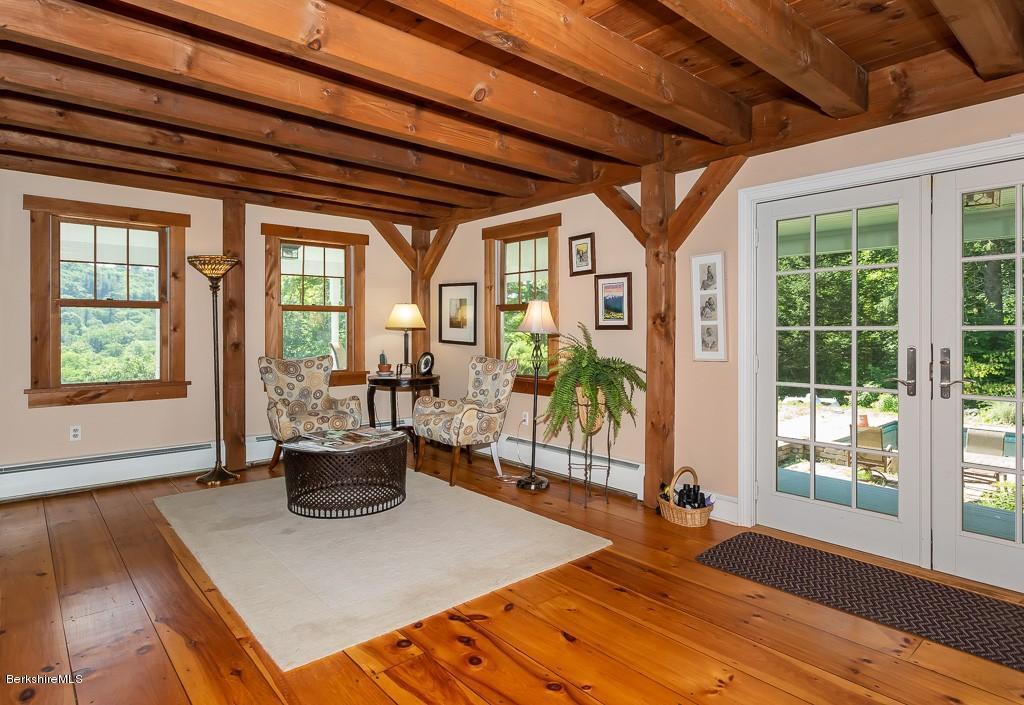 430 East River Road Chester, MA 01011 - Photo 20 of 42 a living room with a large window
