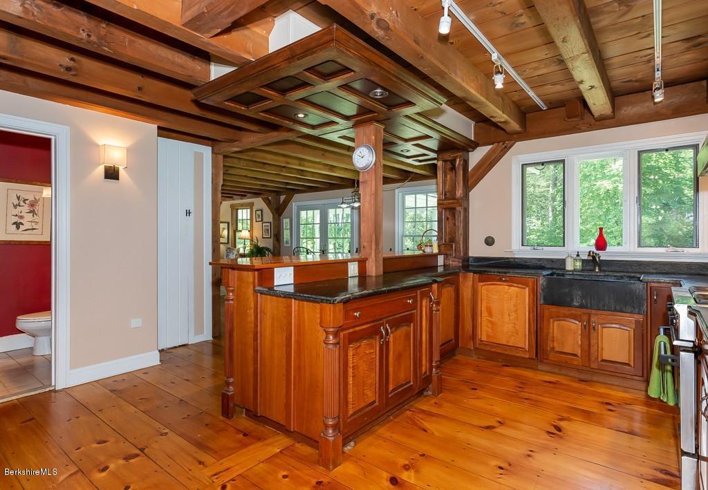 430 East River Road Chester, MA 01011 - Photo 24 of 42 a very nice looking kitchen with a large window