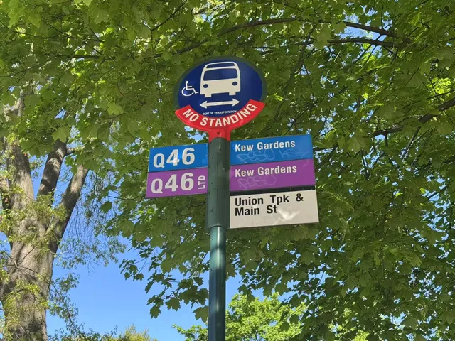 a sign that is on a tree