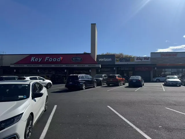 a view of a car garage