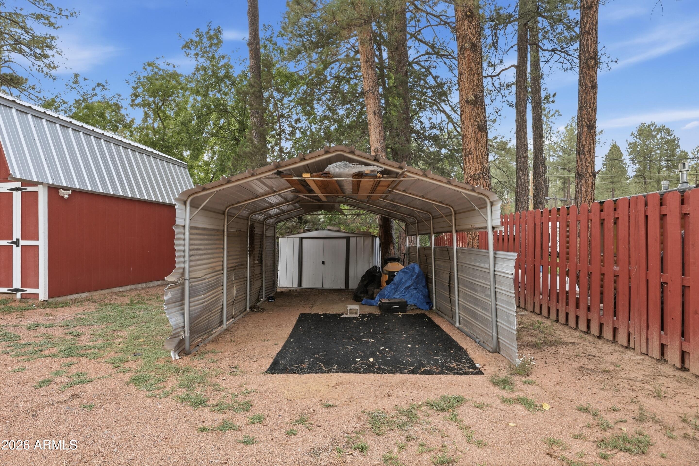 214 Thompson Road Payson, AZ 85541 - Photo 38 of 46 Carport Next to Shop