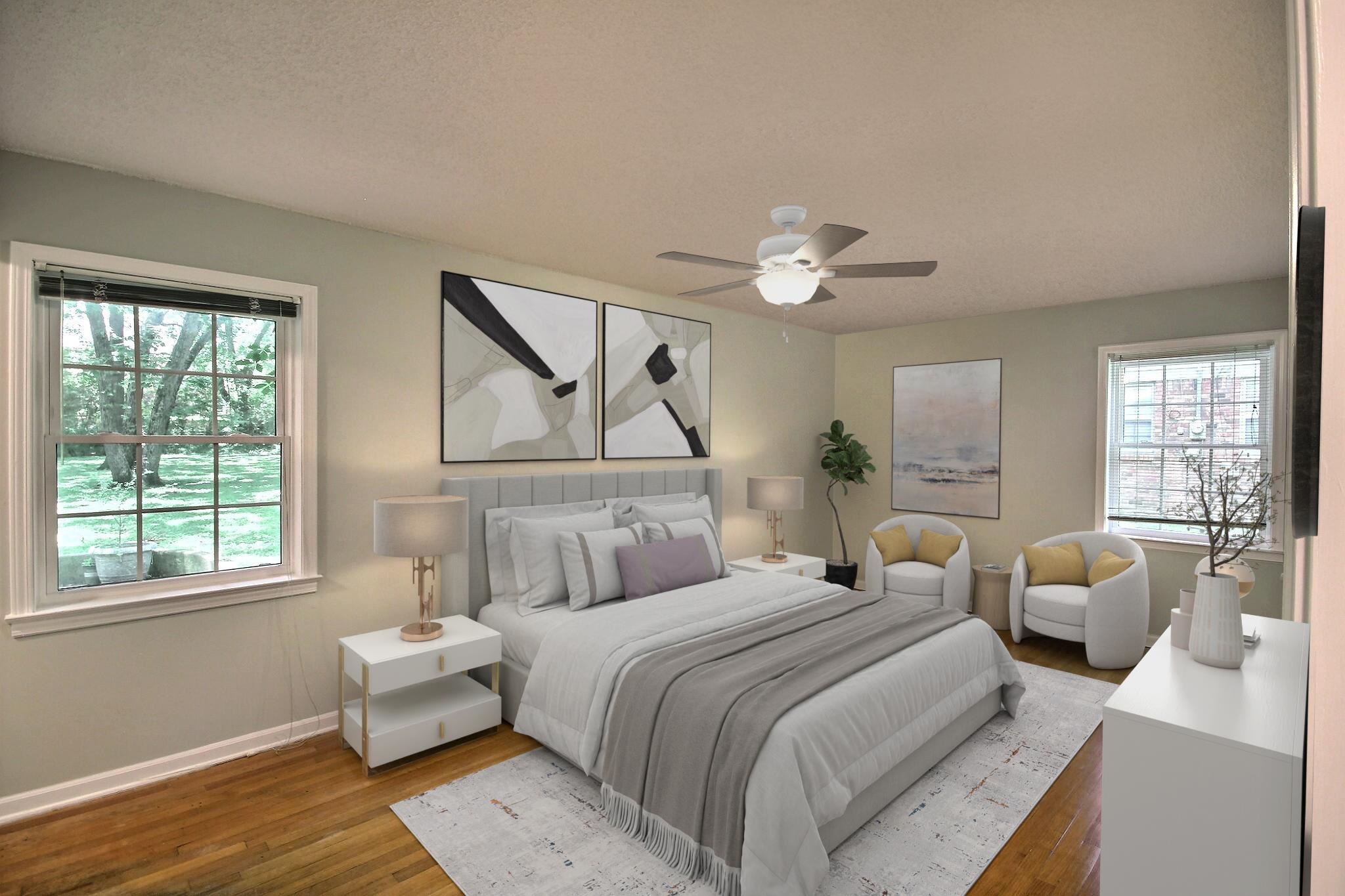 283 Andrew Way Road Collierville, TN 38017 - Photo 11 of 19 a bedroom with bed and a large window