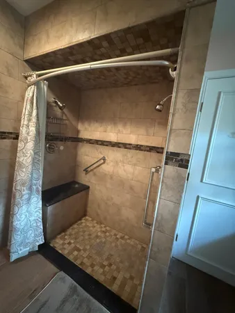 a close view of sink