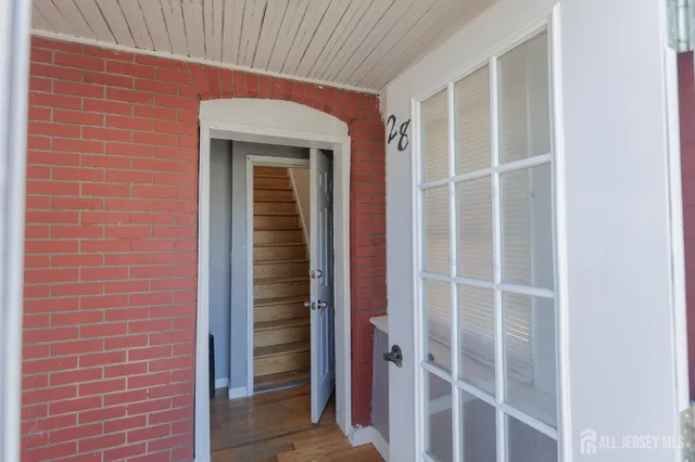 a view of front door