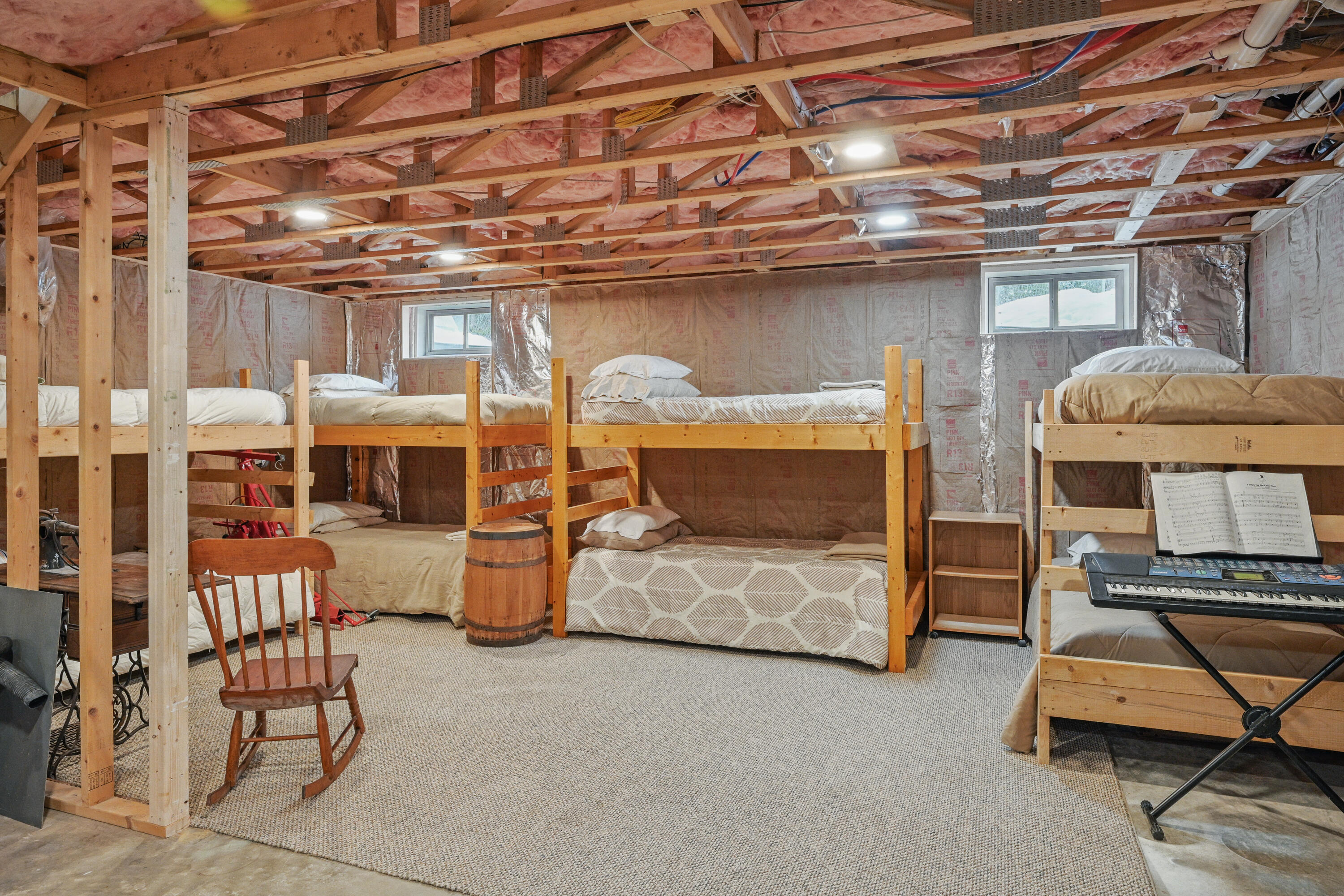 25 Iron Bridge Road Kingfield, ME 04947 - Photo 39 of 65 bunk area in basement
