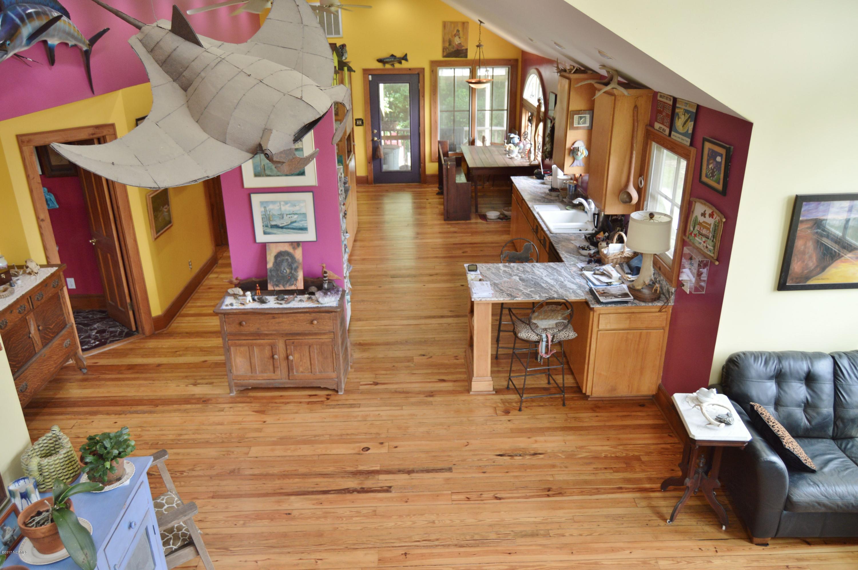 4694 Tuckahoe Road Ivanhoe, NC 28447 - Photo 28 of 62 kitchen dining from loft