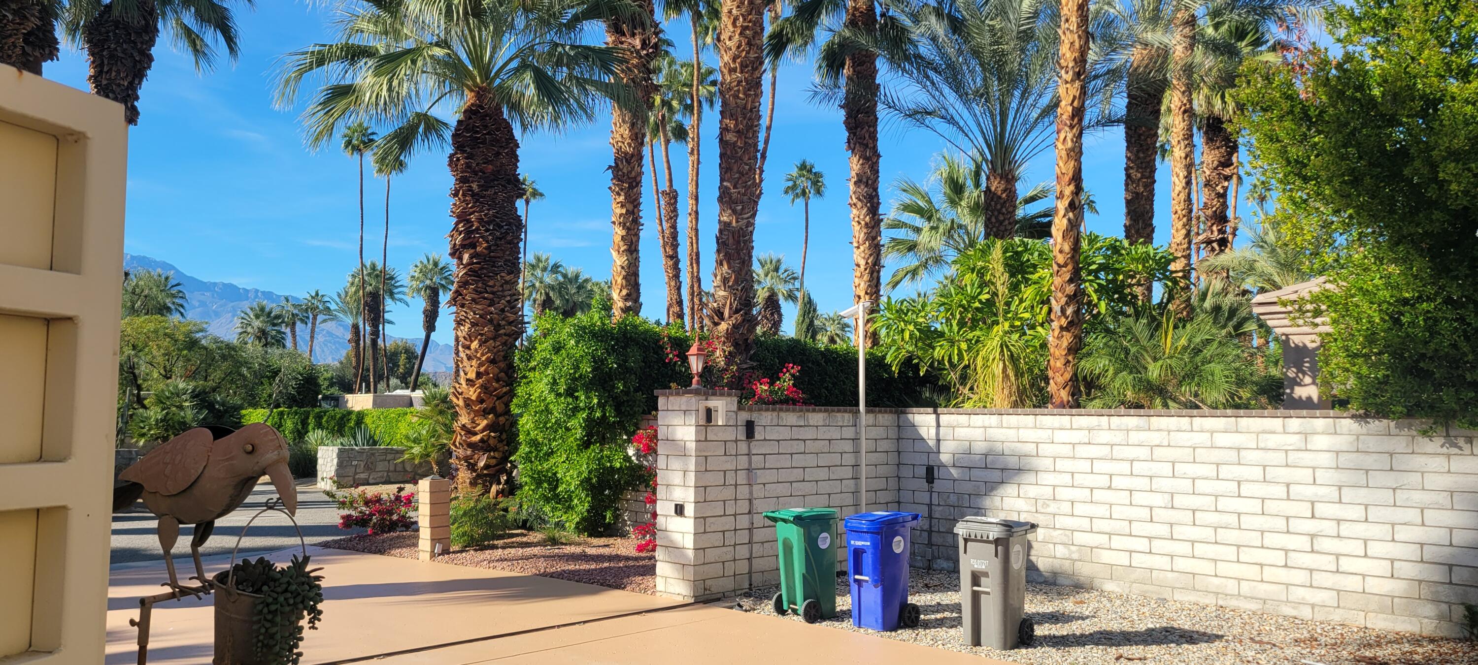 39914 Morningsprings Road Rancho Mirage, CA 92270 - Photo 8 of 54 a view of a garden with a palm tree