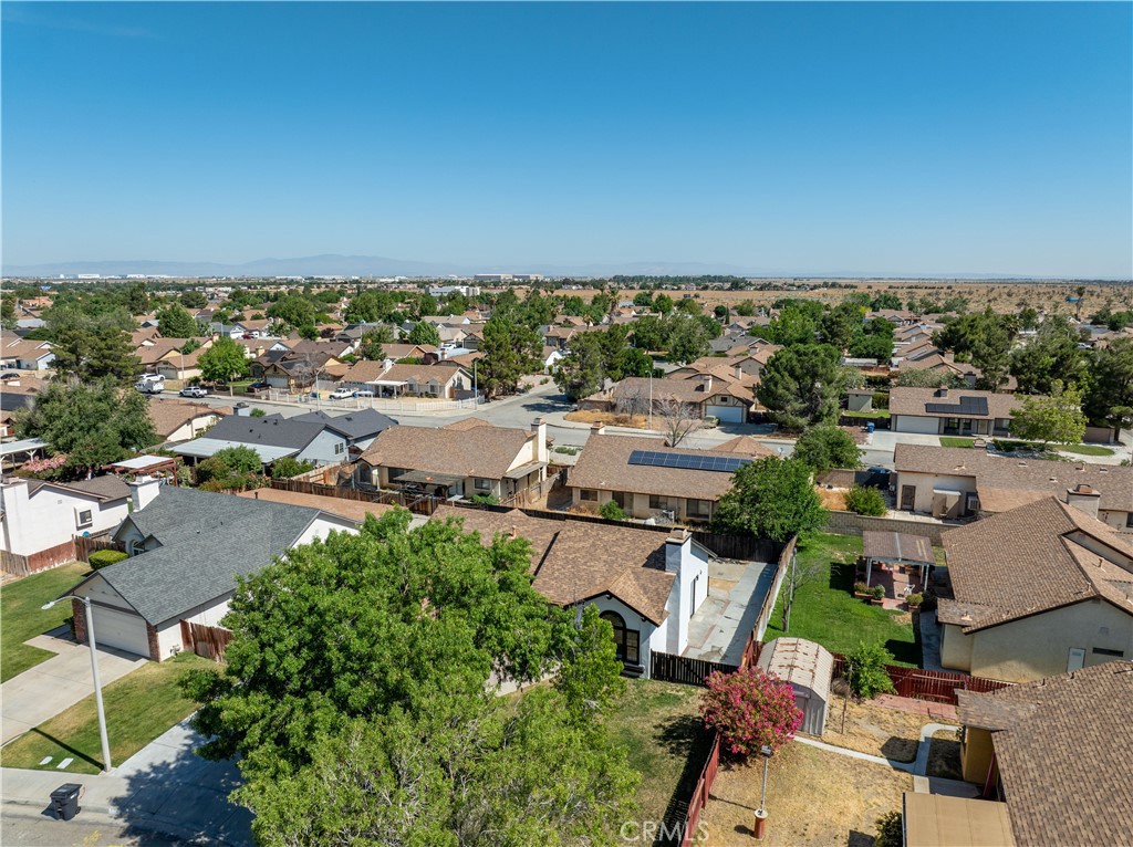 4225 Saddleback Road Palmdale, CA 93552 - Photo 12 of 61 an aerial view of residential houses with outdoor space