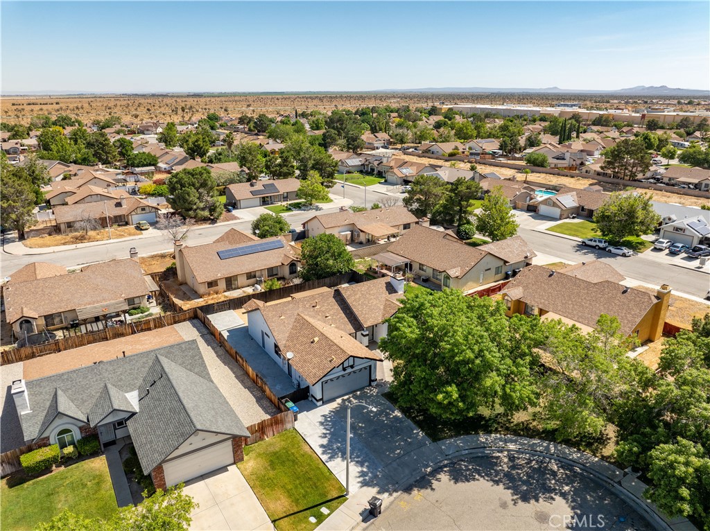 4225 Saddleback Road Palmdale, CA 93552 - Photo 10 of 61 an aerial view of residential houses with outdoor space
