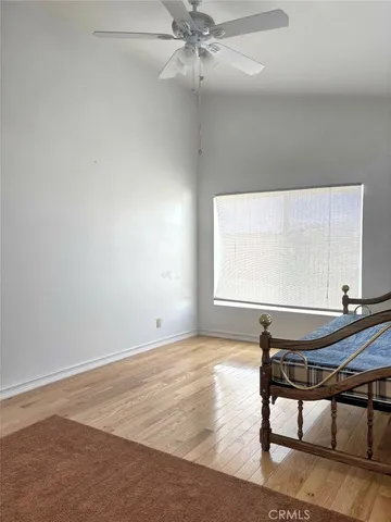 a workspace with furniture and window