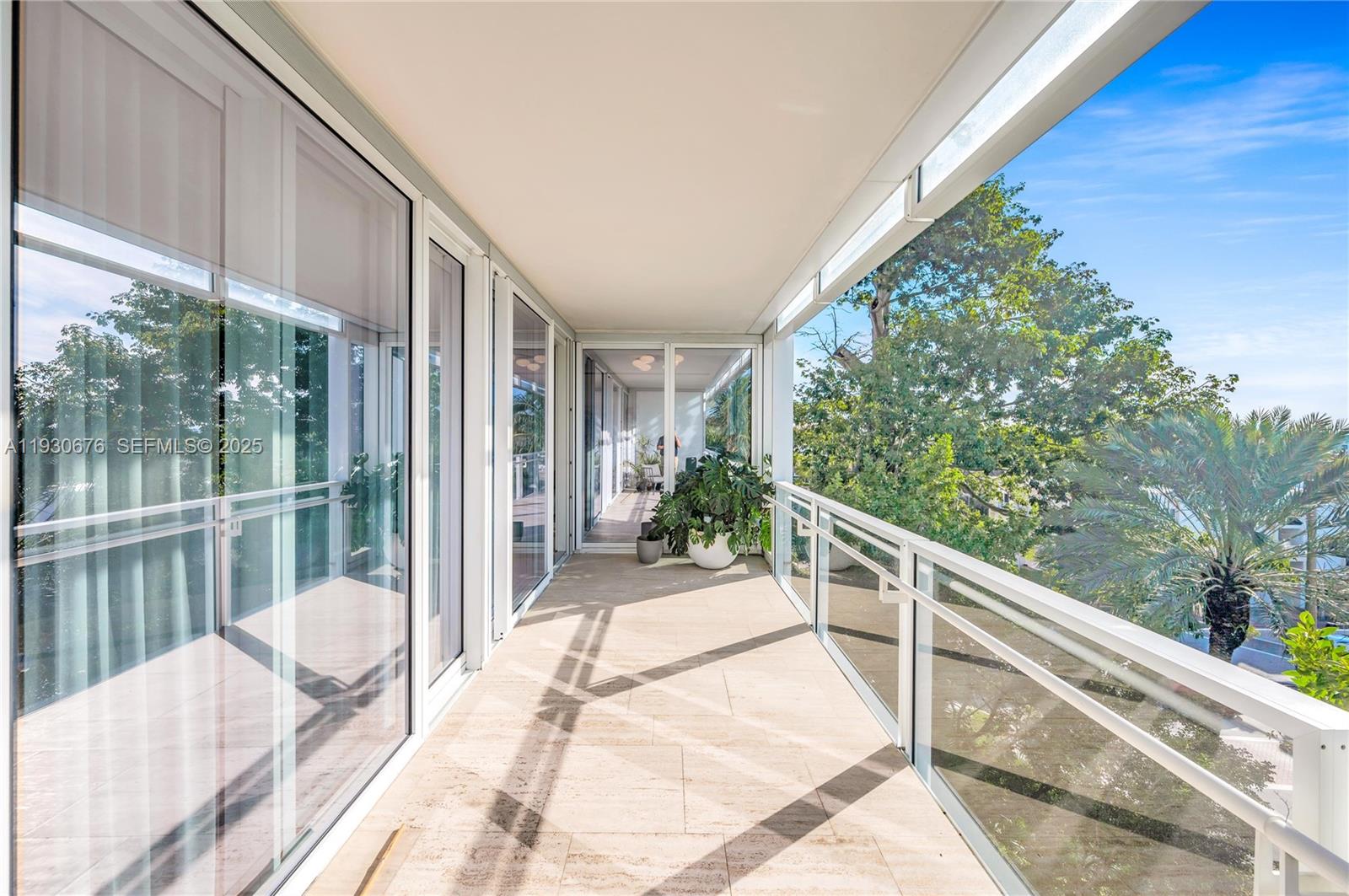 9001 Collins Avenue, Unit S402 Surfside, FL 33154 - Photo 8 of 19 a balcony with view of outdoor space