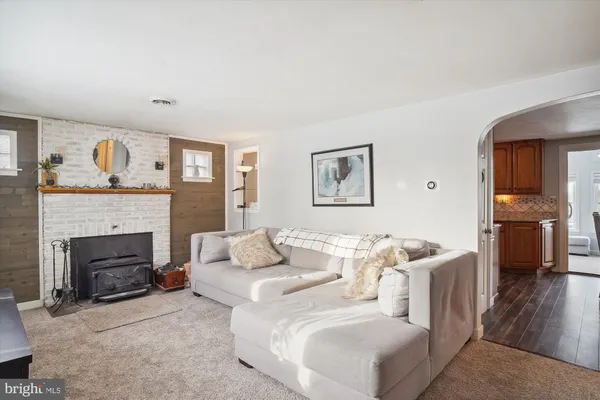 a room with furniture and a window