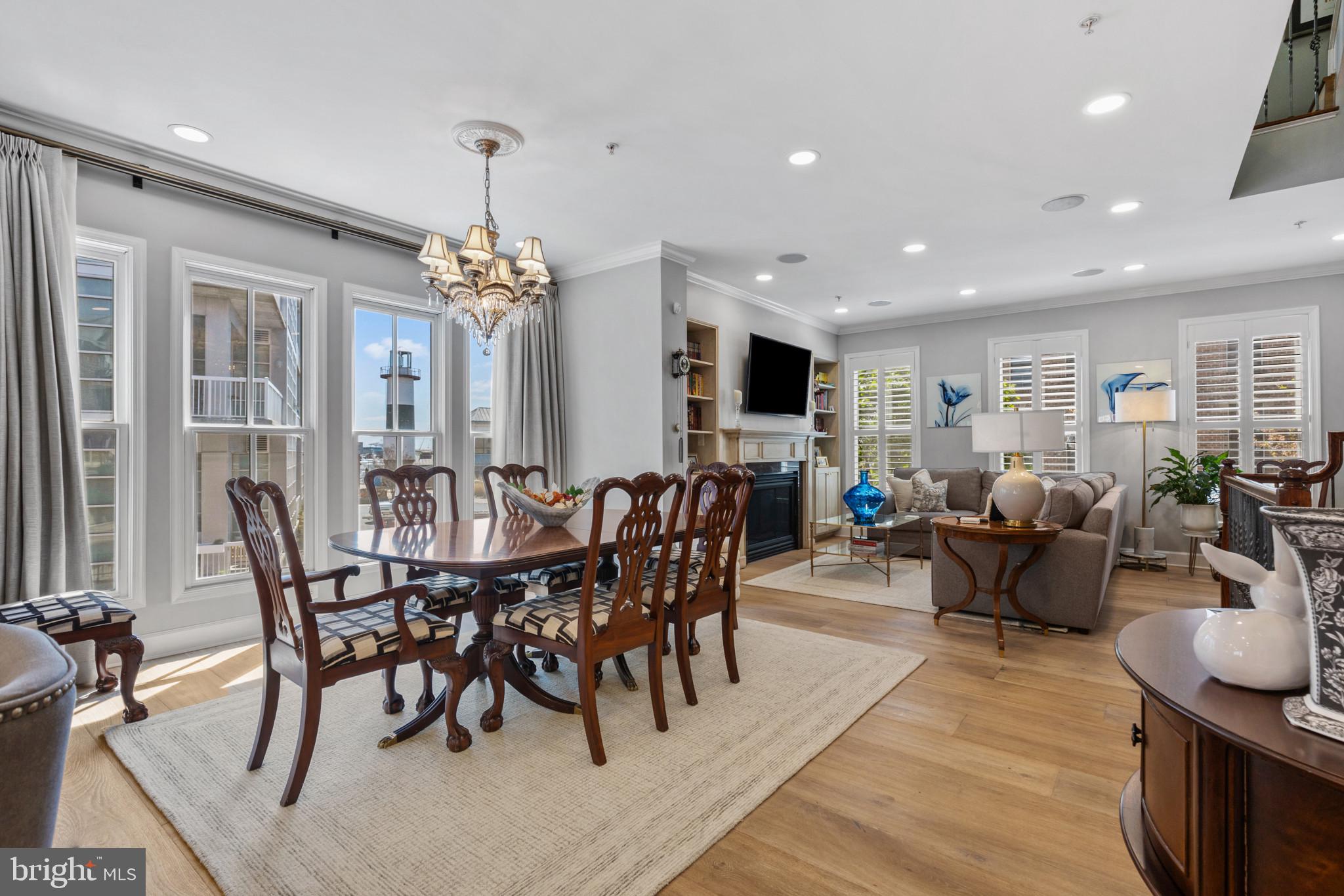 1262 Dockside Circle Baltimore, MD 21224 - Photo 3 of 35 a view of a dining room with furniture window and wooden floor