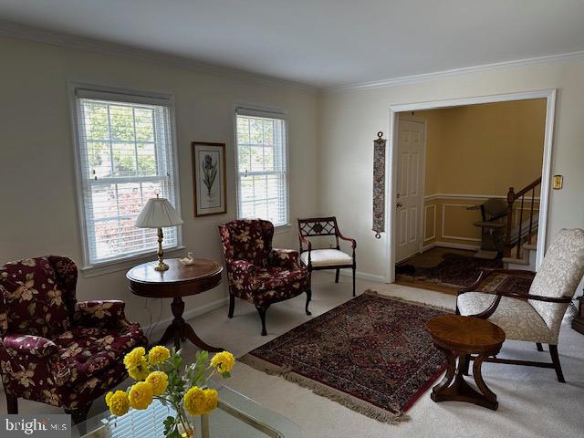 8229 Bell Lane Vienna, VA 22182 - Photo 24 of 41 a living room with furniture and a fireplace