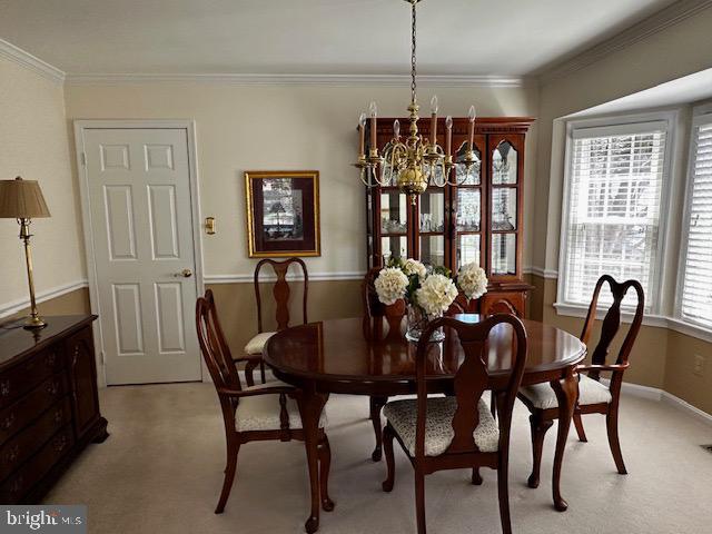 8229 Bell Lane Vienna, VA 22182 - Photo 25 of 41 a view of a dining room with furniture window and outside view