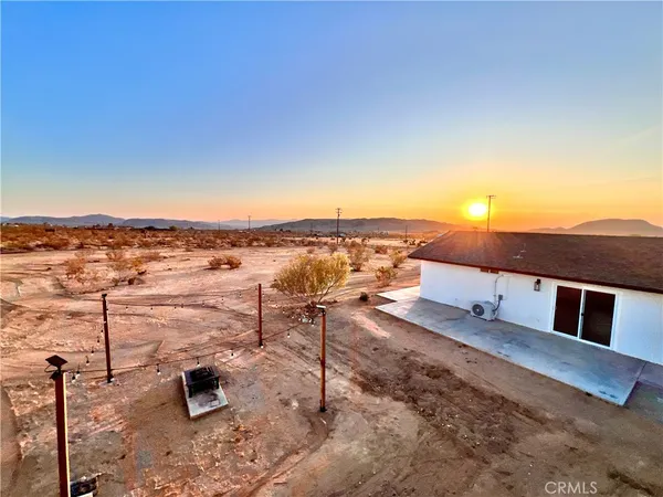 a view of a terrace with wooden floor