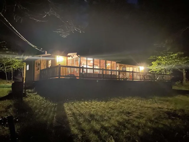 a view of yard from window