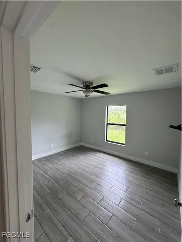 wooden floor in an empty room