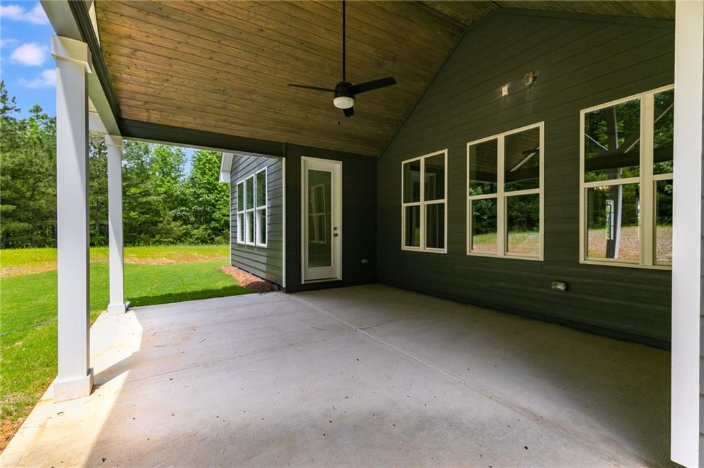 662 Lake Cir Road Buchanan, GA 30113 - Photo 59 of 62 a view of a porch with a backyard