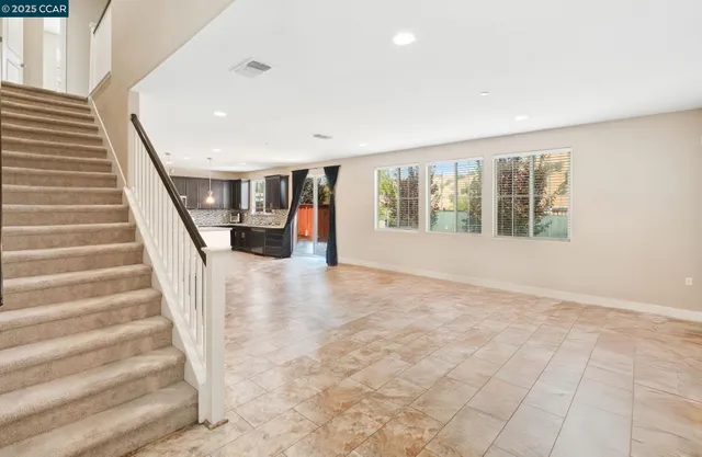 a view of an entryway with staircase