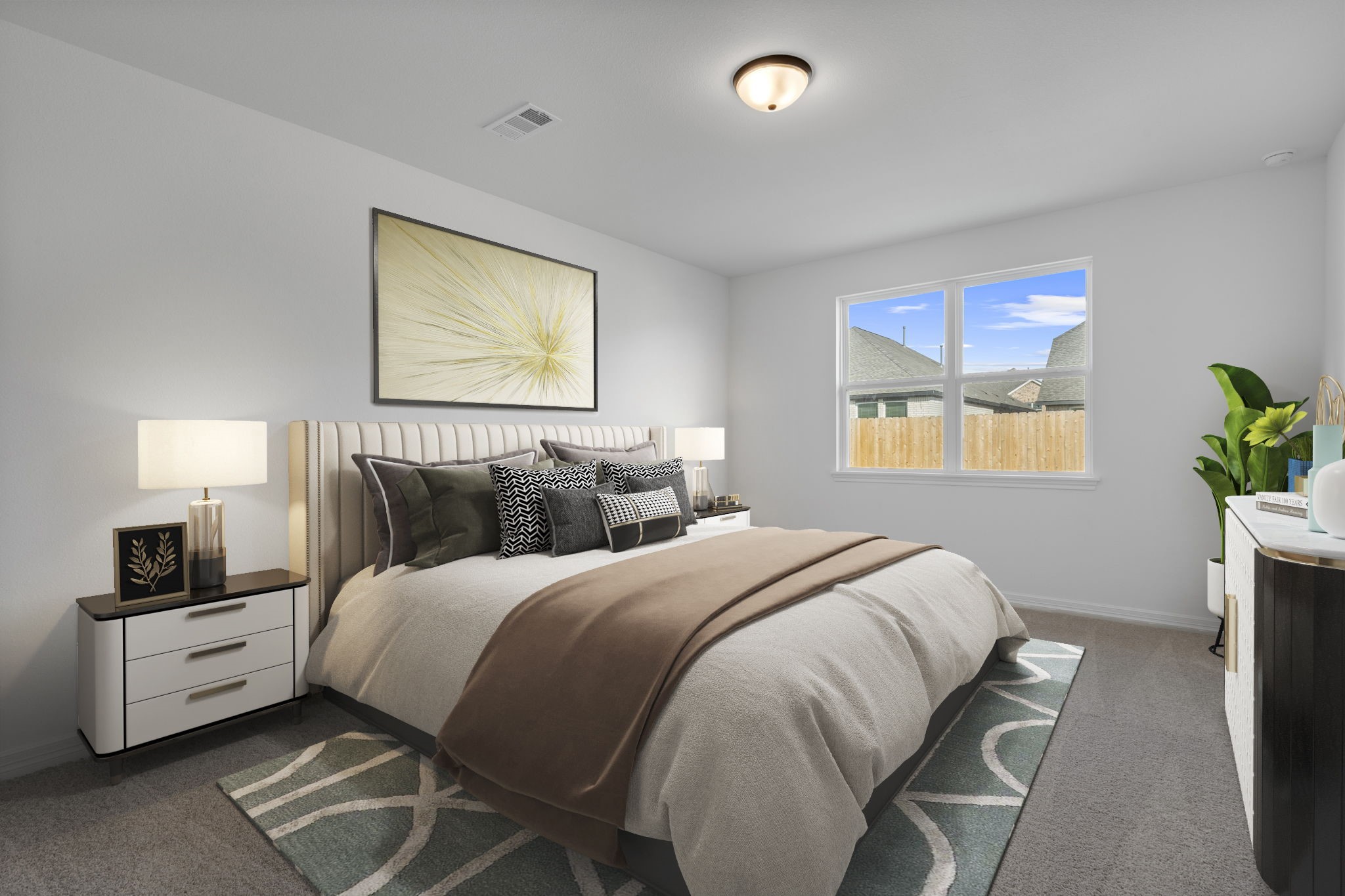 7822 Jasper Meadows Way Angleton, TX 77515 - Photo 11 of 33 a bedroom with a bed and a window