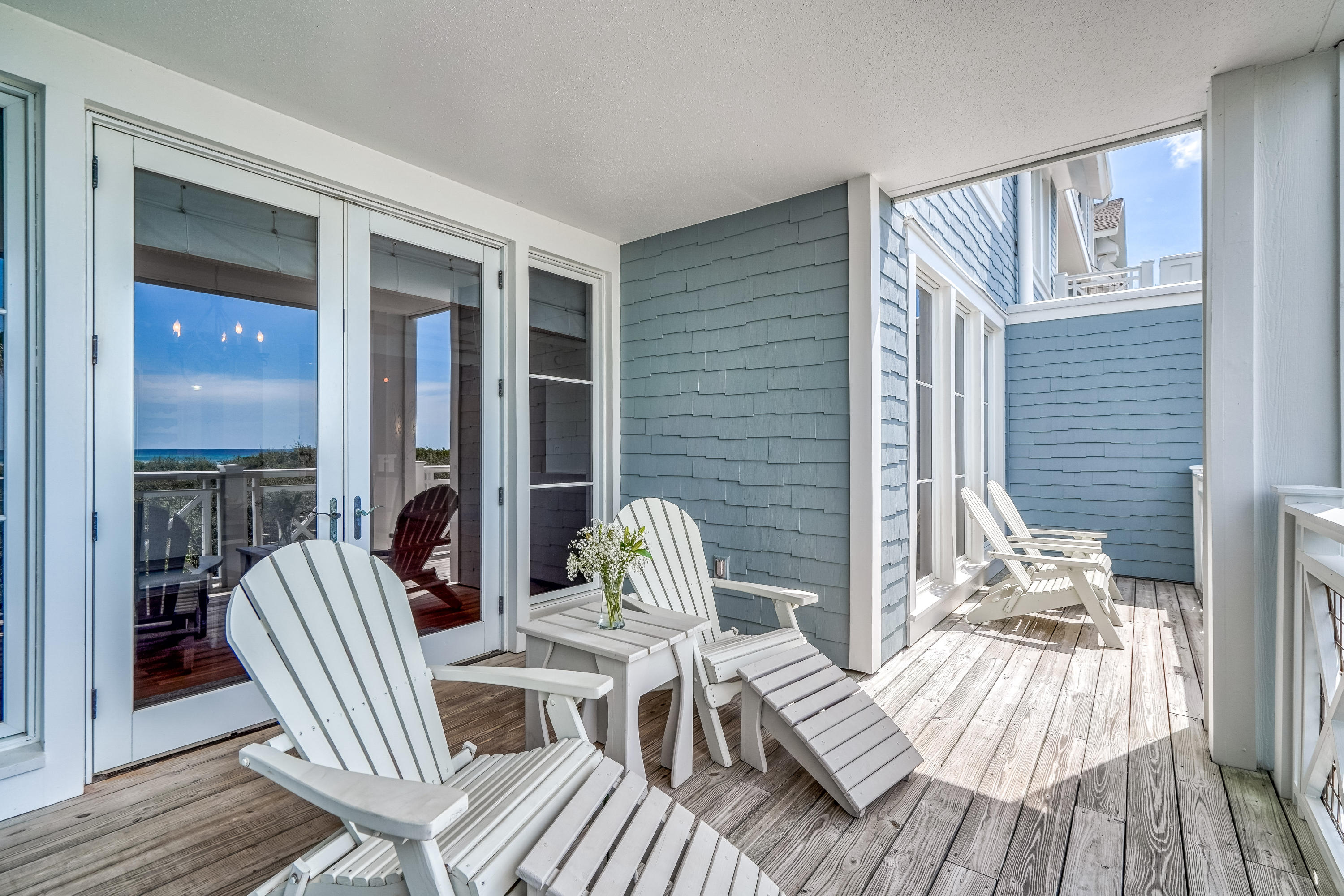 100 South Bridge Lane, Unit C111 Inlet Beach, FL 32461 - Photo 24 of 47 a view of two chairs in the balcony