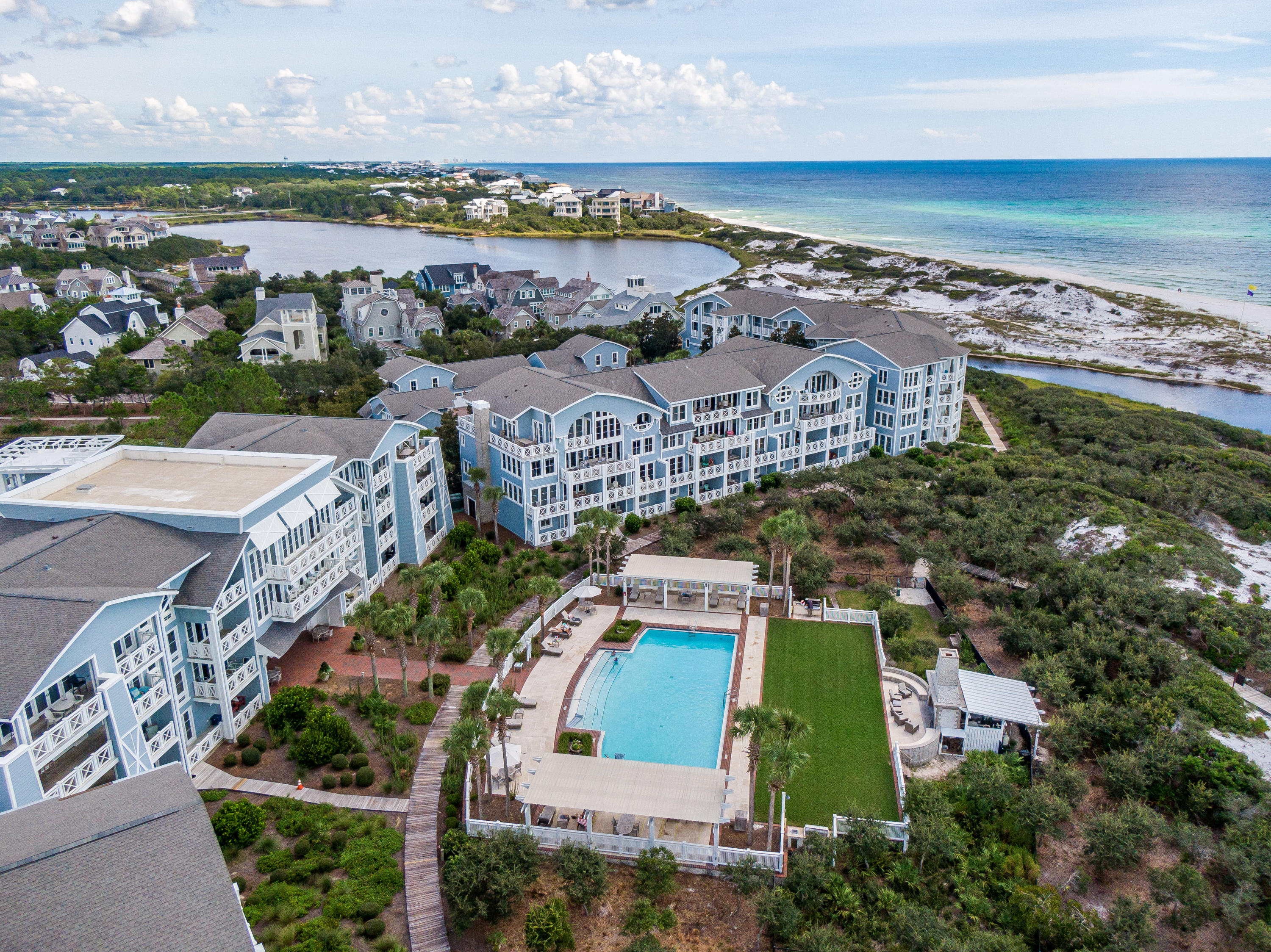 100 South Bridge Lane, Unit C111 Inlet Beach, FL 32461 - Photo 46 of 47 a view of a city with an ocean view