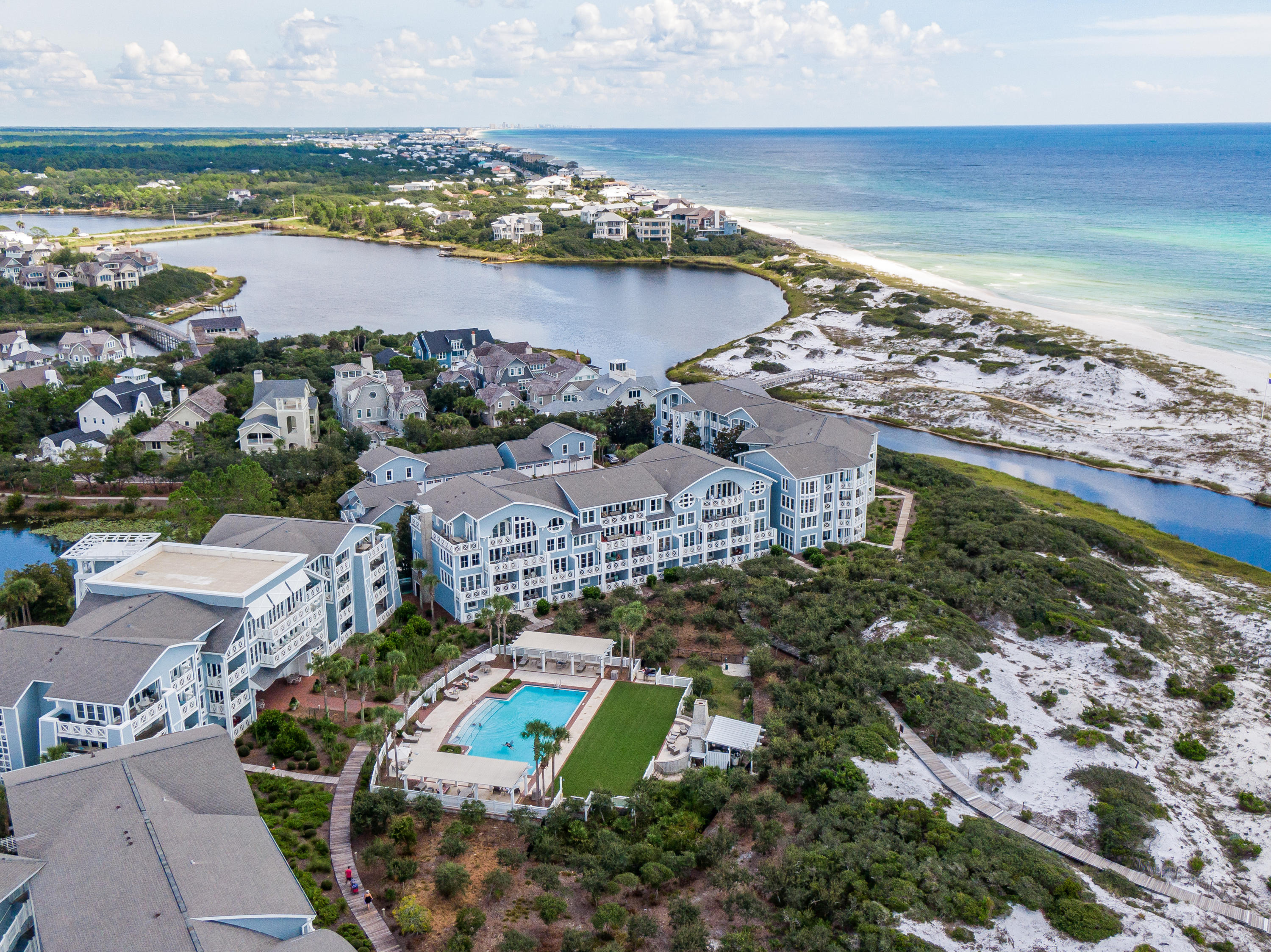 100 South Bridge Lane, Unit C111 Inlet Beach, FL 32461 - Photo 5 of 47 a view of a city with ocean view