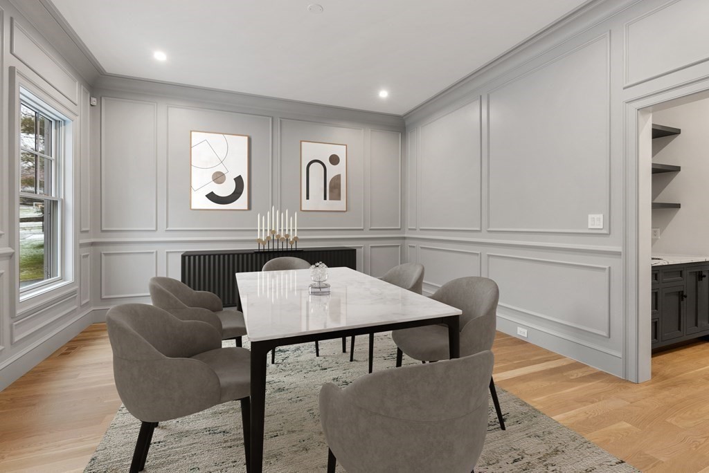 76 Bristol Road Wellesley, MA 02481 - Photo 8 of 36 a view of a dining room with furniture and window