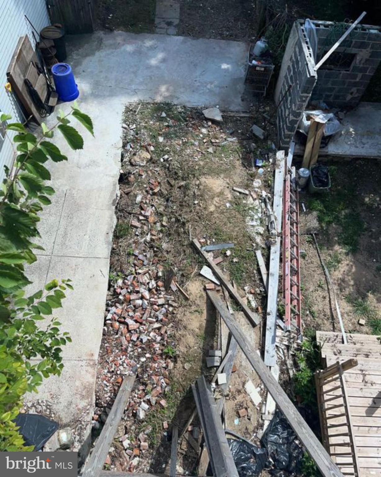 210 West Union Street Burlington, NJ 08016 - Photo 6 of 7 Urban backyard transformation in progress.