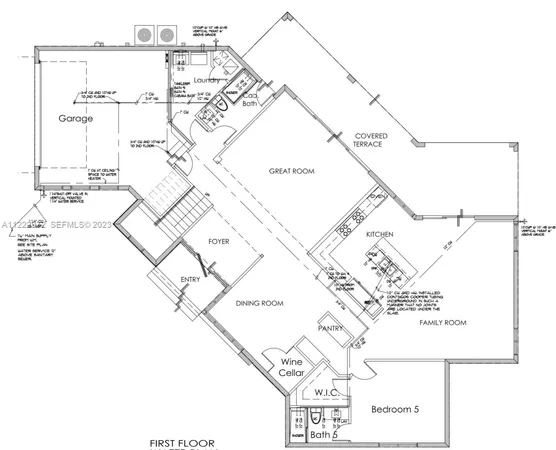 a picture of a room with a white wall and a large window