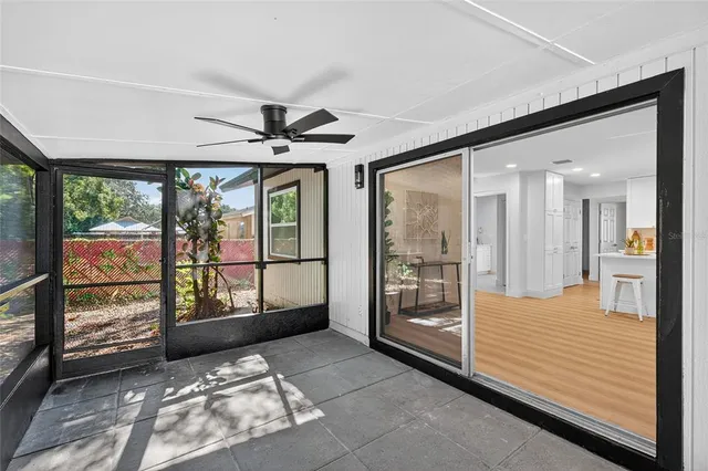 a view of an empty room