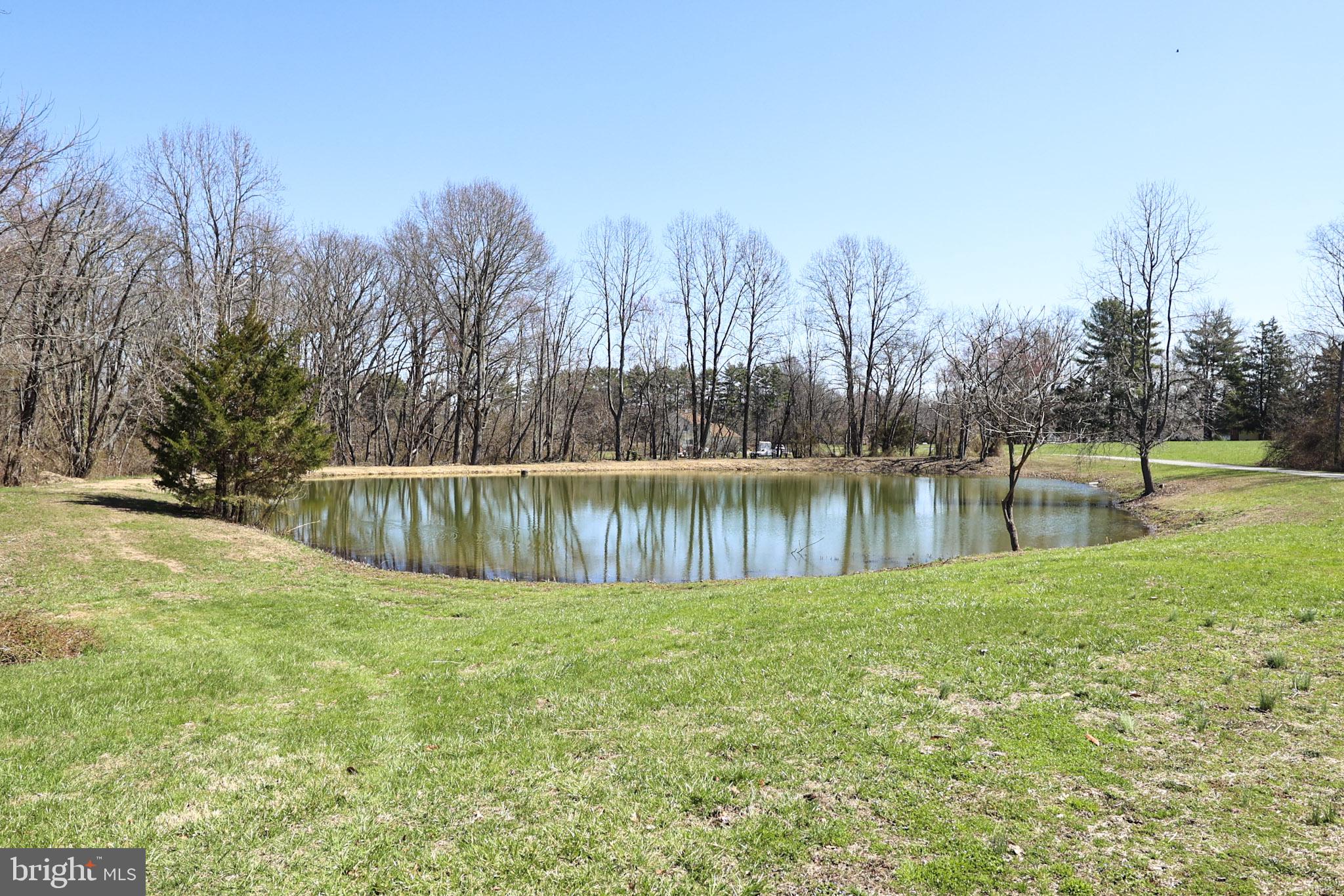 133 Avis Mill Road Pilesgrove, NJ 08098 - Photo 51 of 58 a view of a lake with a yard and trees