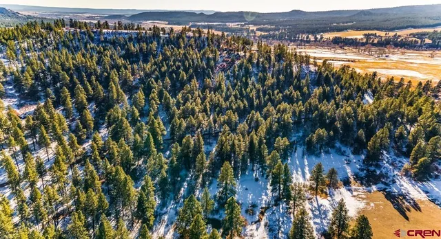 a view of a brick building from a balcony