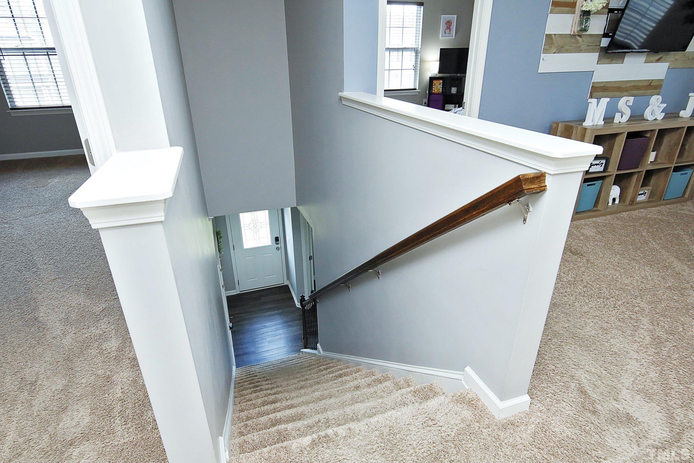 3617 Waleback Lane Raleigh, NC 27610 - Photo 18 of 34 a view of a hallway with furniture and entryway