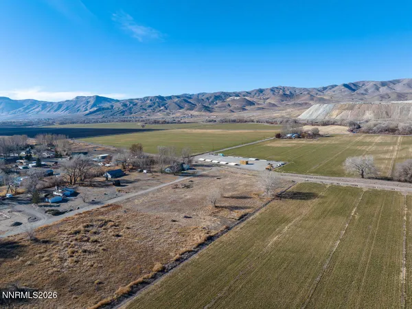 an aerial view of beach and ocean