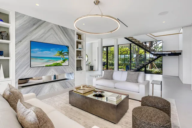 a house view with a garden space