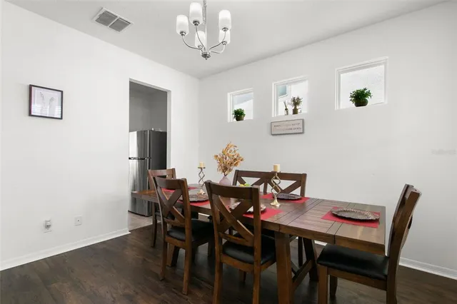 a view of a golf course with a lake