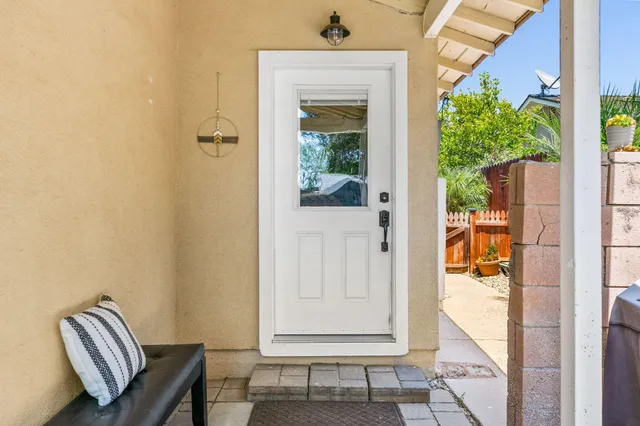 a view of wooden floor in a corridor