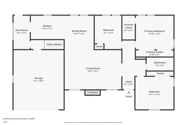 $339,000 | 4705 Allisonville Road, Indianapolis, IN 46205