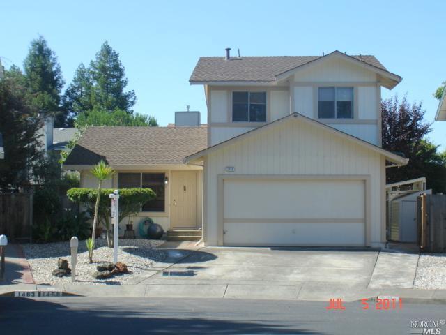 a front view of a house with entertaining space