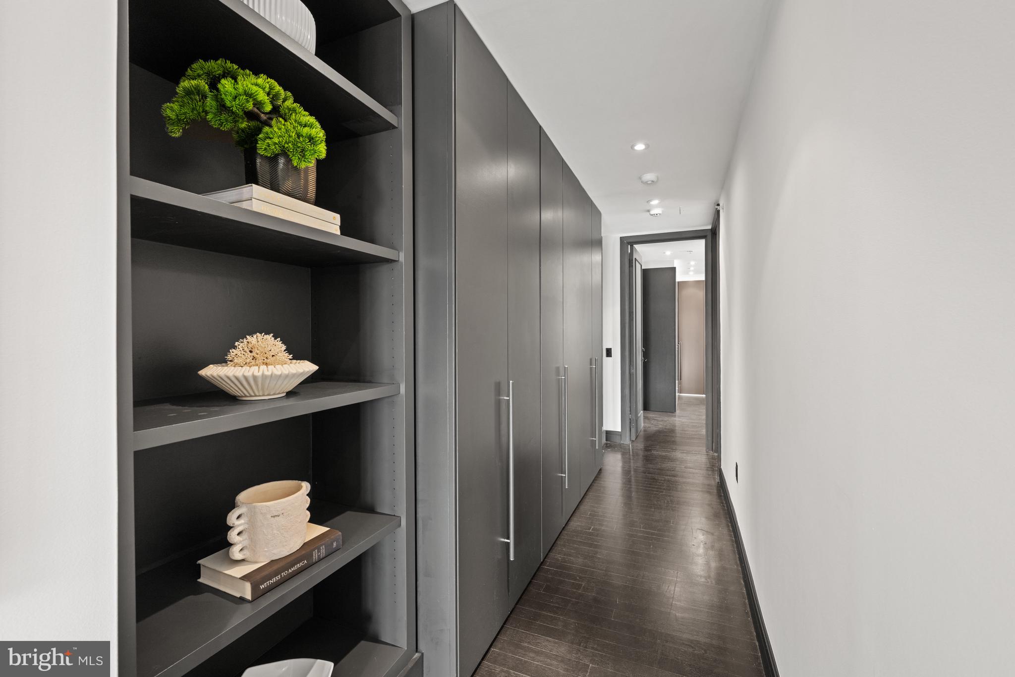 3303 Water Street Northwest, Unit 7E Washington, DC 20007 - Photo 11 of 29 a hallway with toys and a potted plant