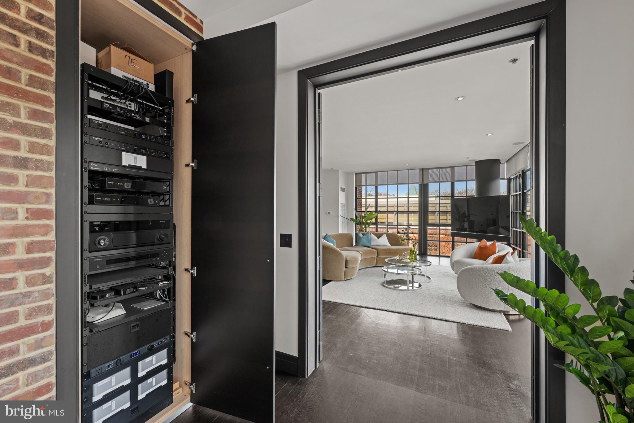 3303 Water Street Northwest, Unit 7E Washington, DC 20007 - Photo 6 of 29 a view of walk in closet and bedroom view